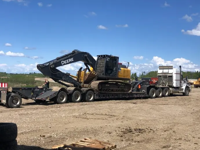 Basisty Rentals equipment delivery truck