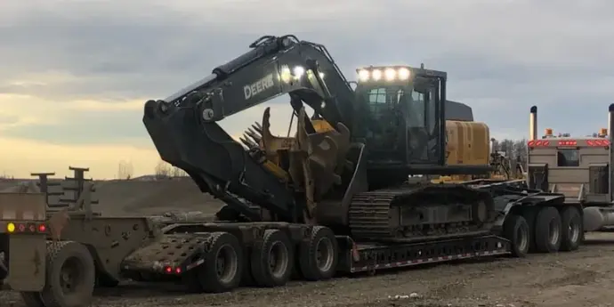 Basisty Rentals equipment delivery truck